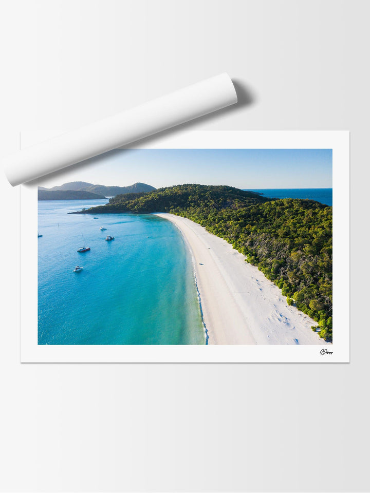 Whitehaven Glow – Whitsundays Wall Art Print - Australia Unseen