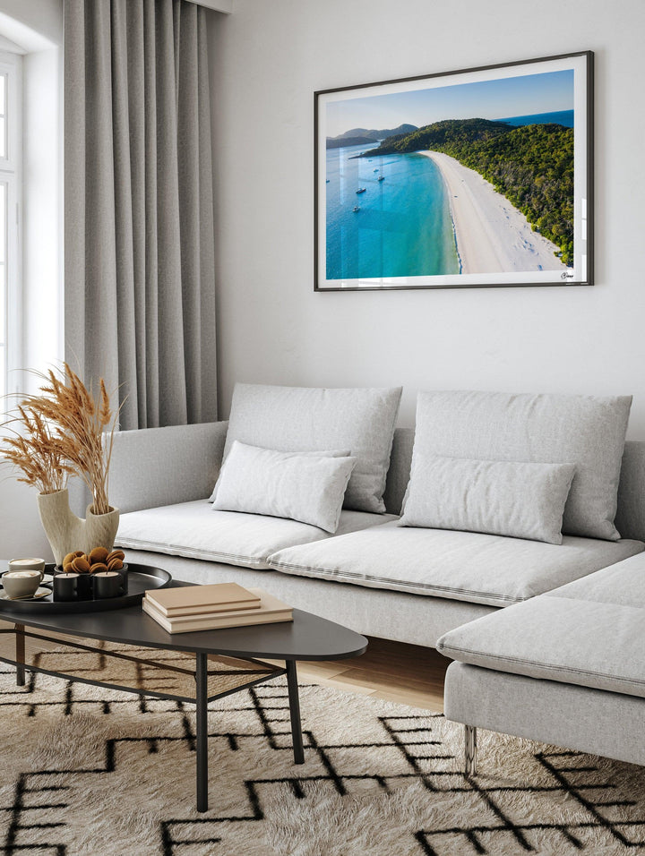 Whitehaven Glow – Whitsundays Wall Art Print - Australia Unseen