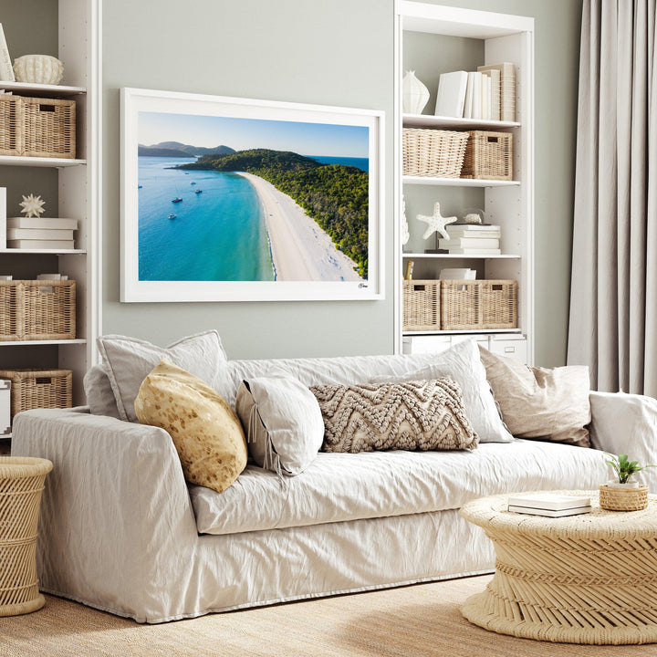 Whitehaven Glow – Whitsundays Wall Art Print - Australia Unseen