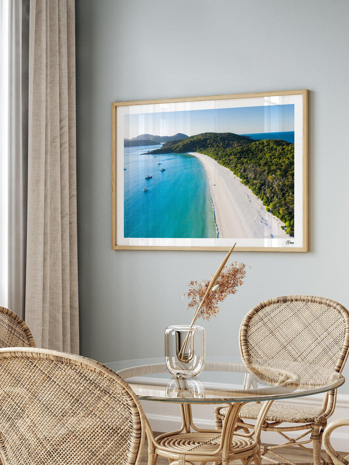 Whitehaven Glow – Whitsundays Wall Art Print - Australia Unseen