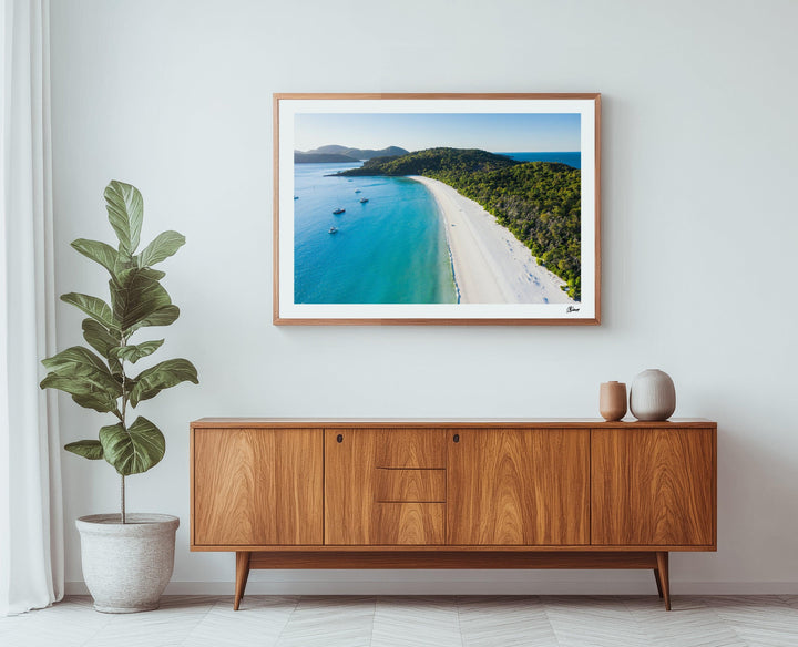 Whitehaven Glow – Whitsundays Wall Art Print - Australia Unseen