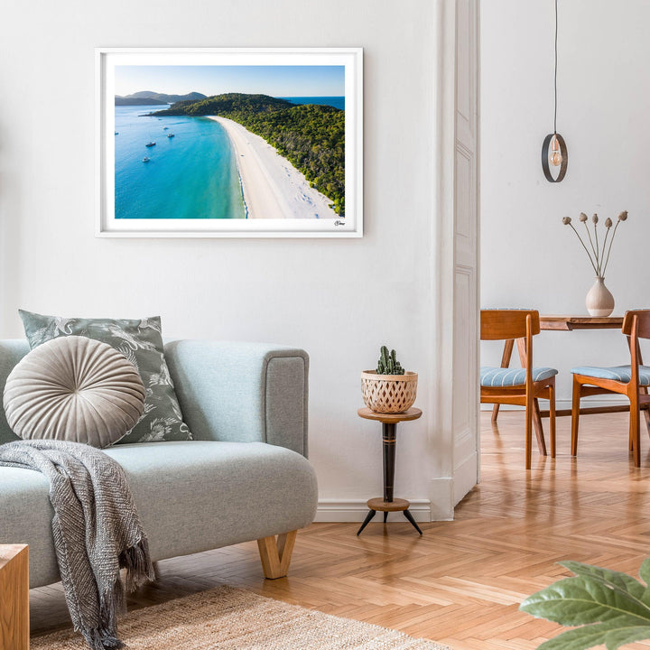 Whitehaven Glow – Whitsundays Wall Art Print - Australia Unseen
