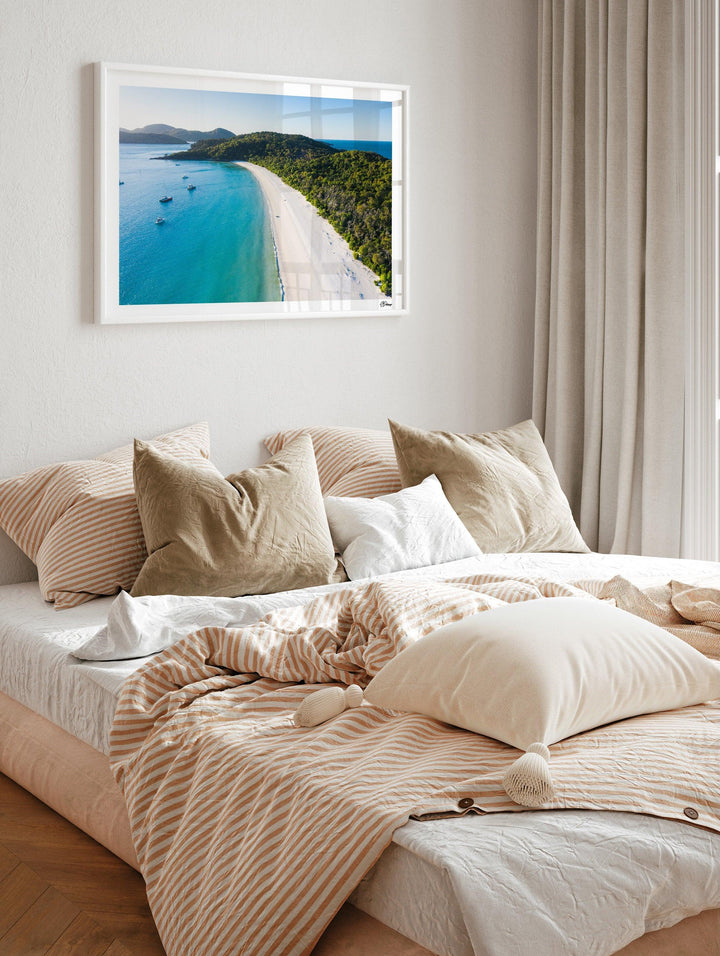 Whitehaven Glow – Whitsundays Wall Art Print - Australia Unseen