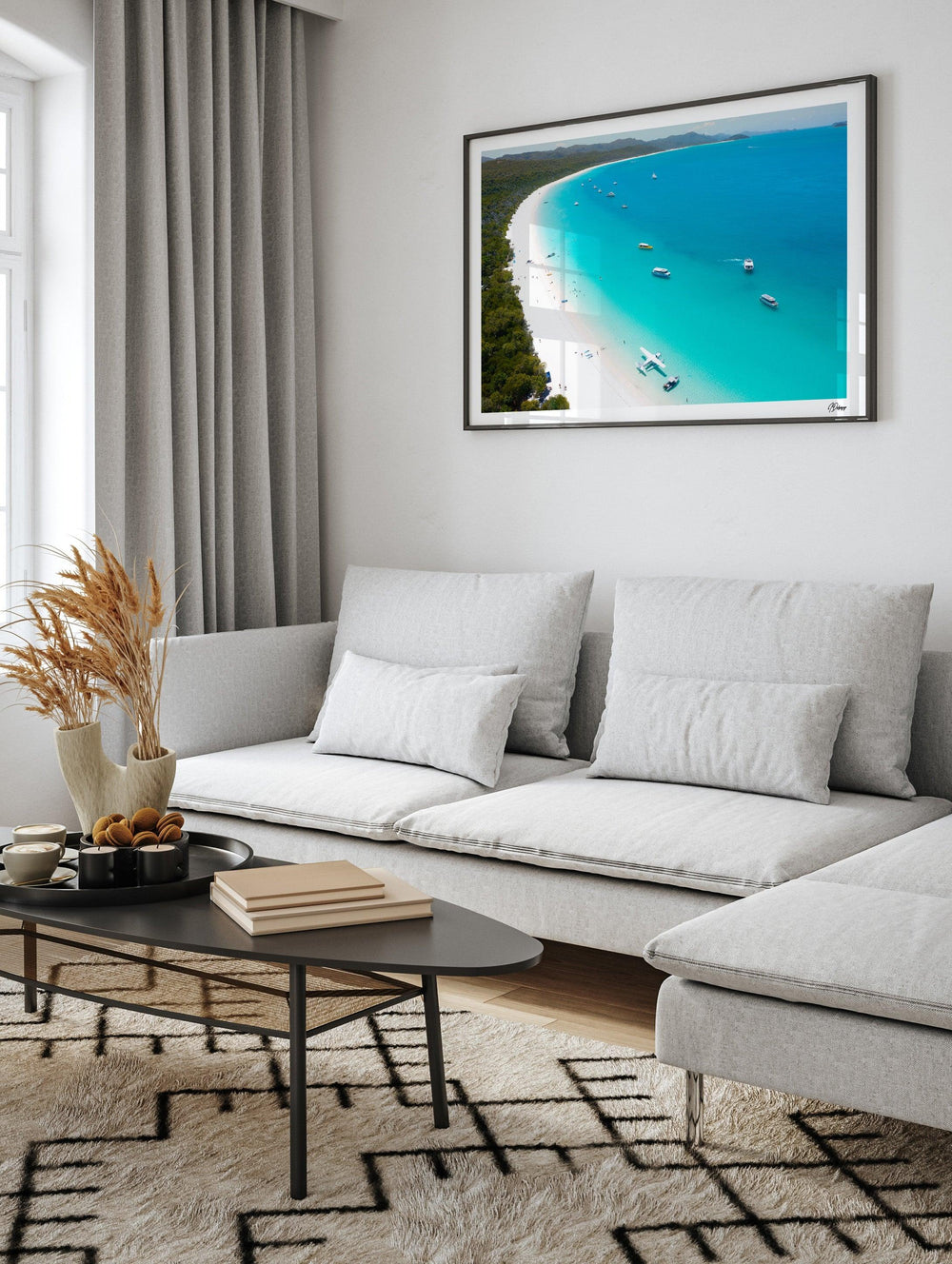 Whitehaven Sundays – Whitsundays Wall Art Print - Australia Unseen