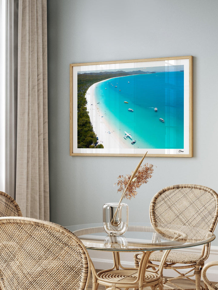 Whitehaven Sundays – Whitsundays Wall Art Print - Australia Unseen