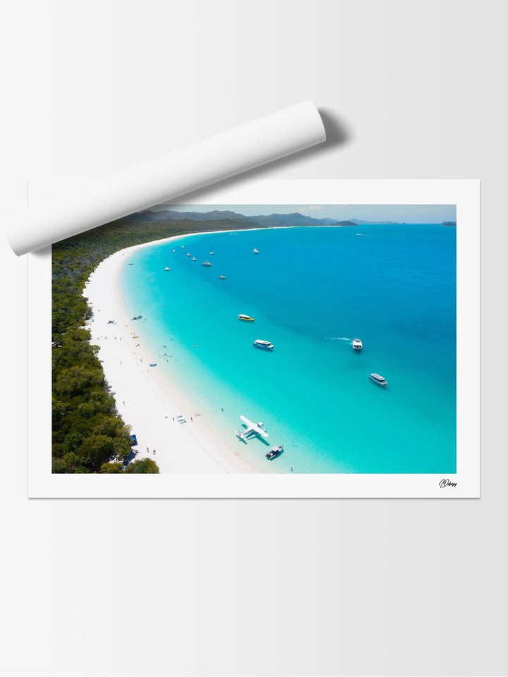 Whitehaven Sundays – Whitsundays Wall Art Print - Australia Unseen