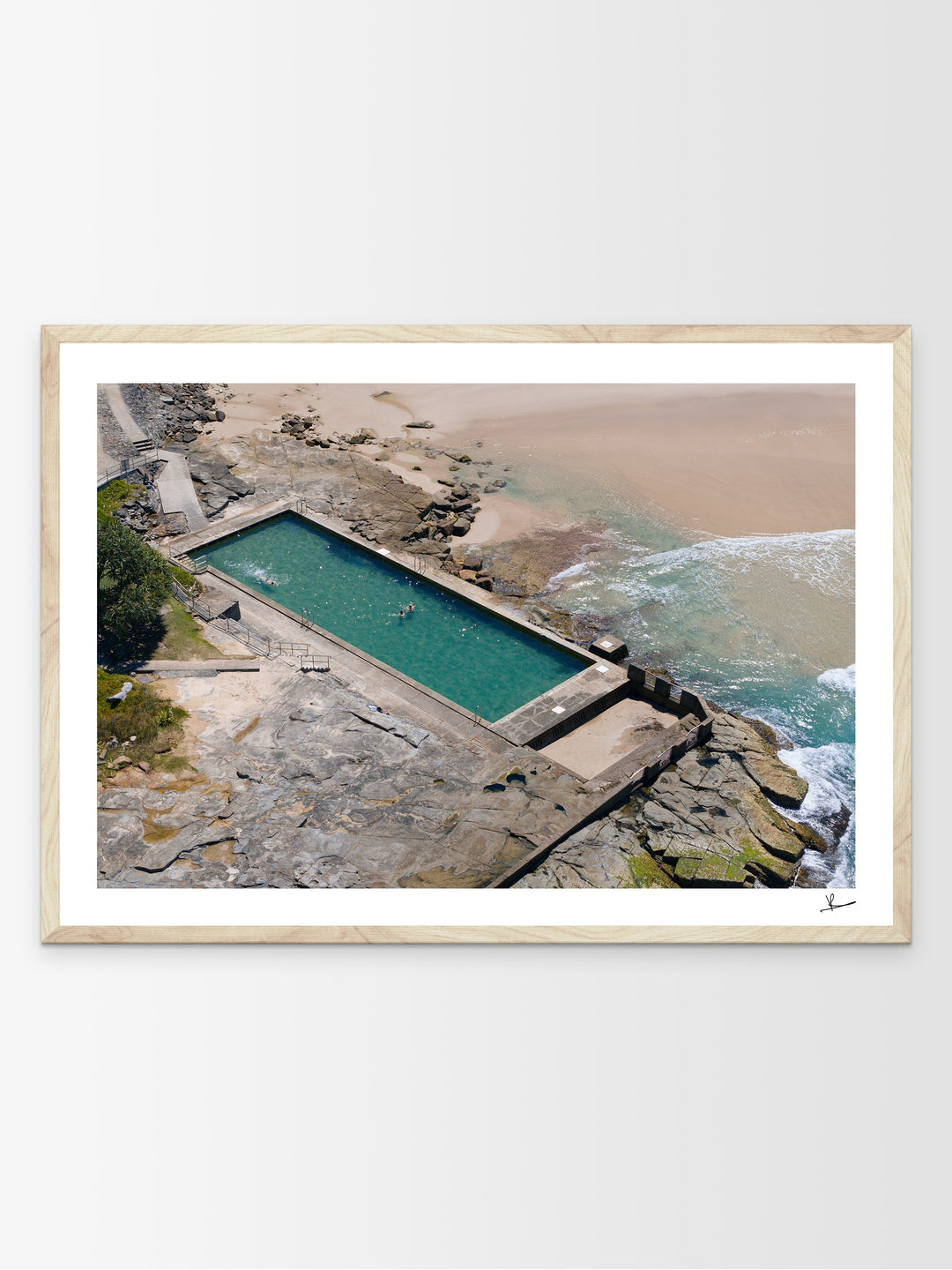 Yamba Ocean Pool 02 - Wall Art Print - Australia Unseen