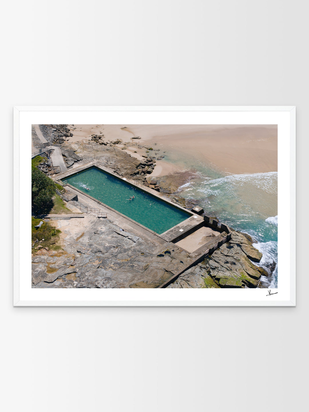 Yamba Ocean Pool 02 - Wall Art Print - Australia Unseen