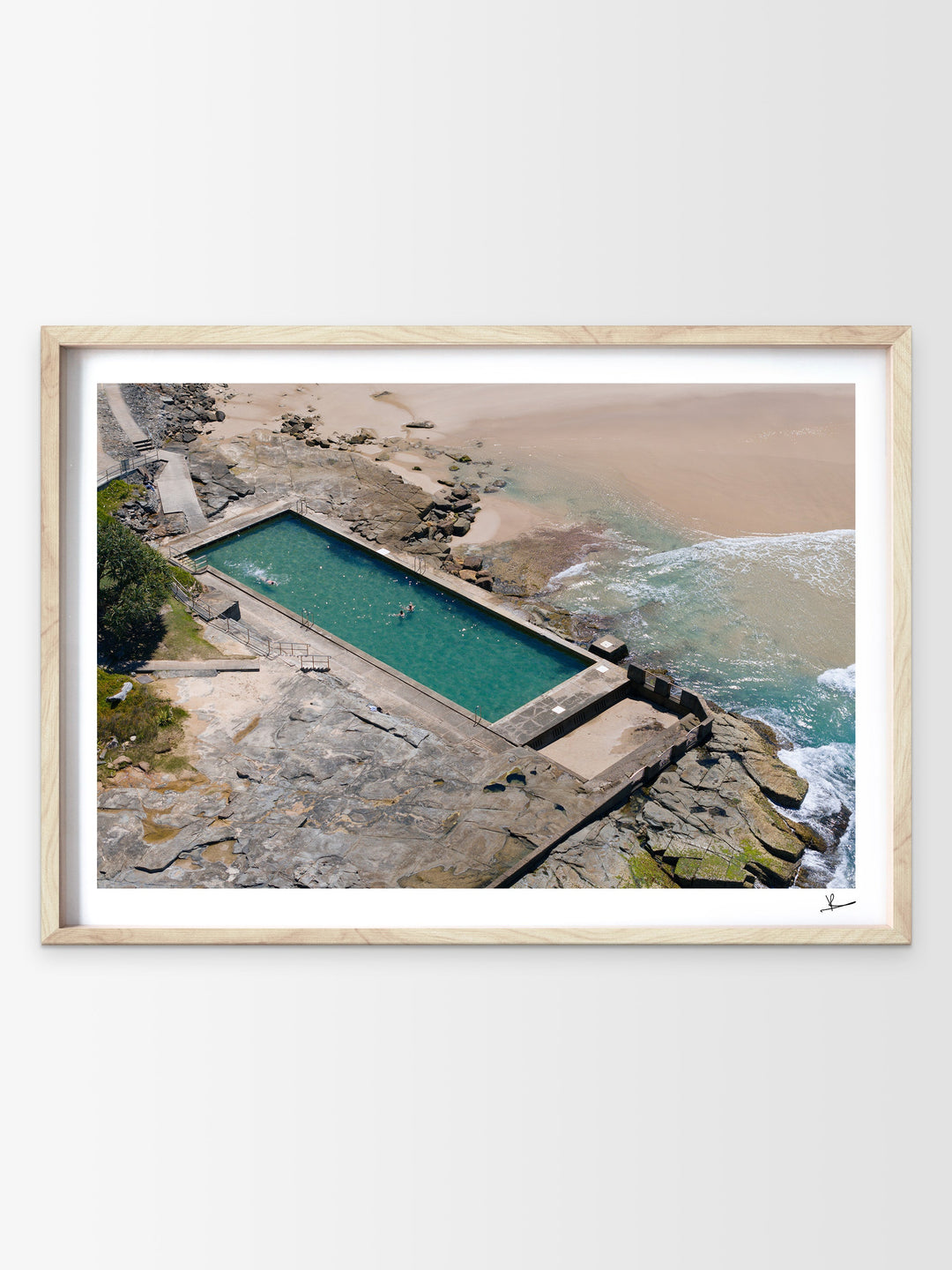 Yamba Ocean Pool 02 - Wall Art Print - Australia Unseen