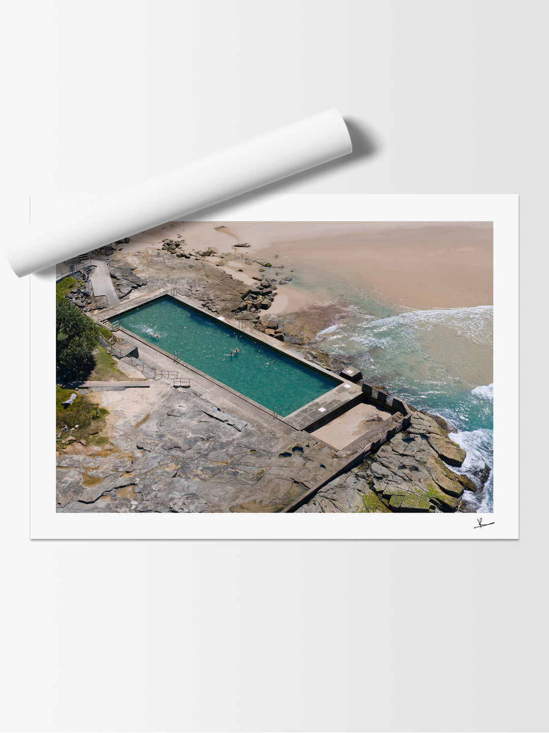 Yamba Ocean Pool 02 - Wall Art Print - Australia Unseen