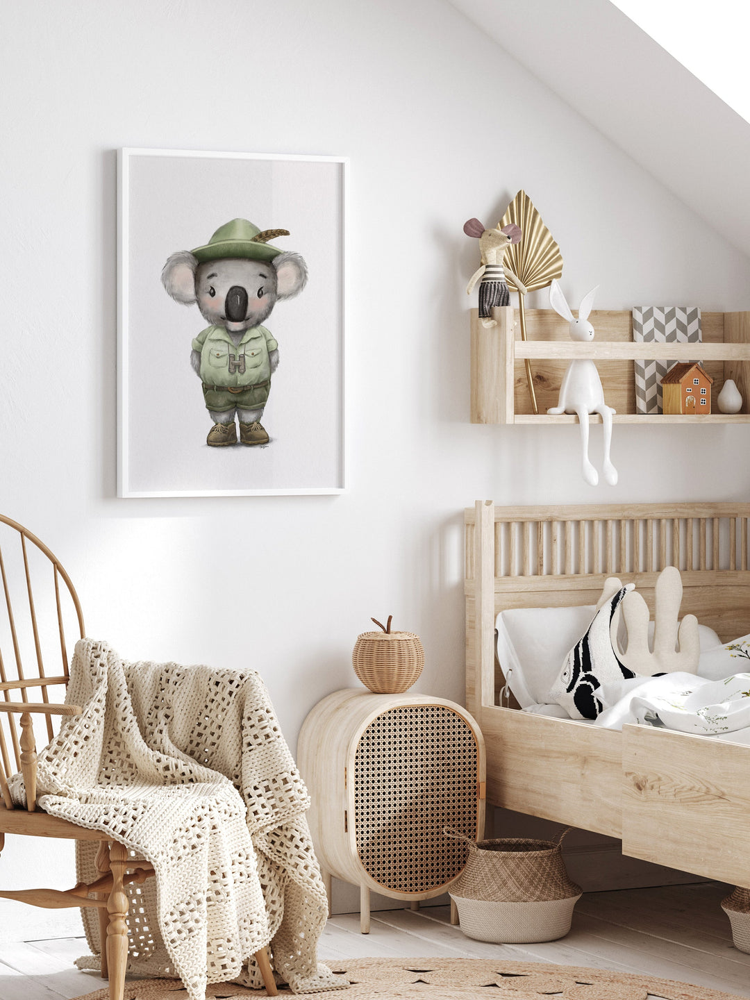 Archie the koala | Children illustration | Art print kids decor nursery | Australian animals print - Australia Unseen