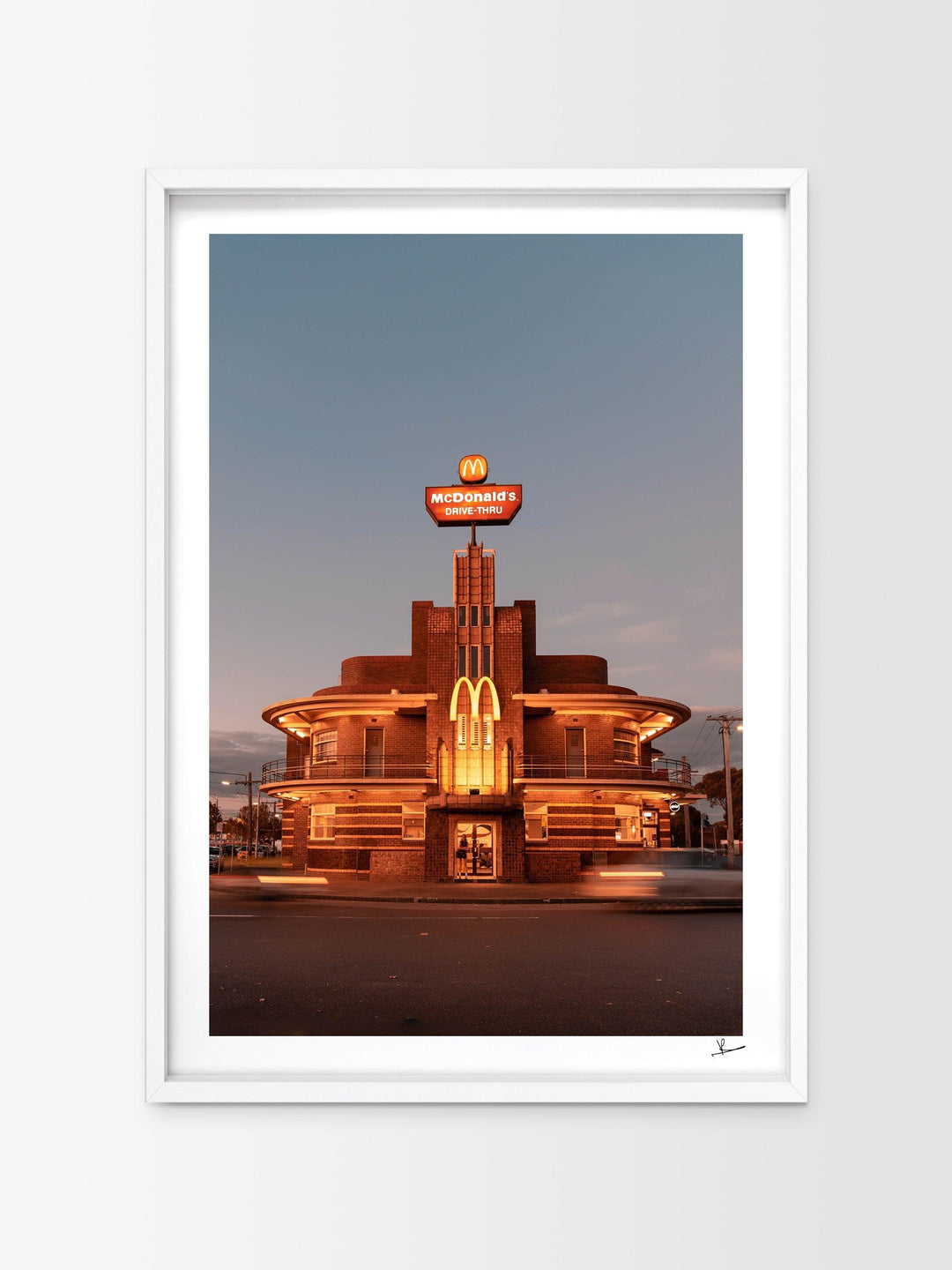 Art Deco Maccas 01 - Wall Art Print - Australia Unseen
