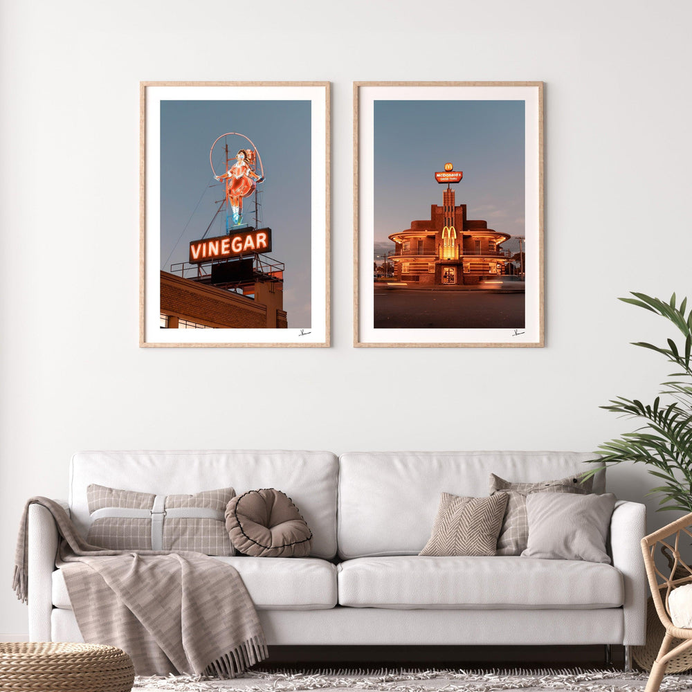 Art Deco Maccas 01 - Wall Art Print - Australia Unseen