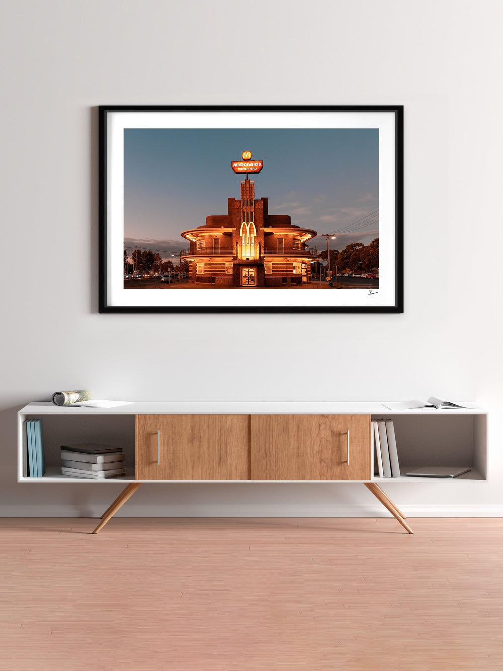 Art Deco Maccas 03 - Wall Art Print - Australia Unseen
