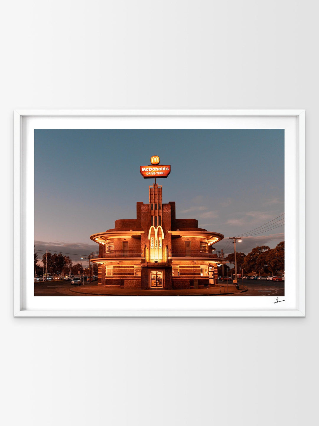 Art Deco Maccas 03 - Wall Art Print - Australia Unseen