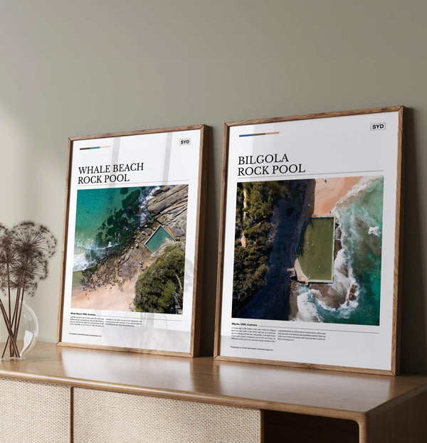 Bilgola Rock Pool Editorial Poster - Australia Unseen