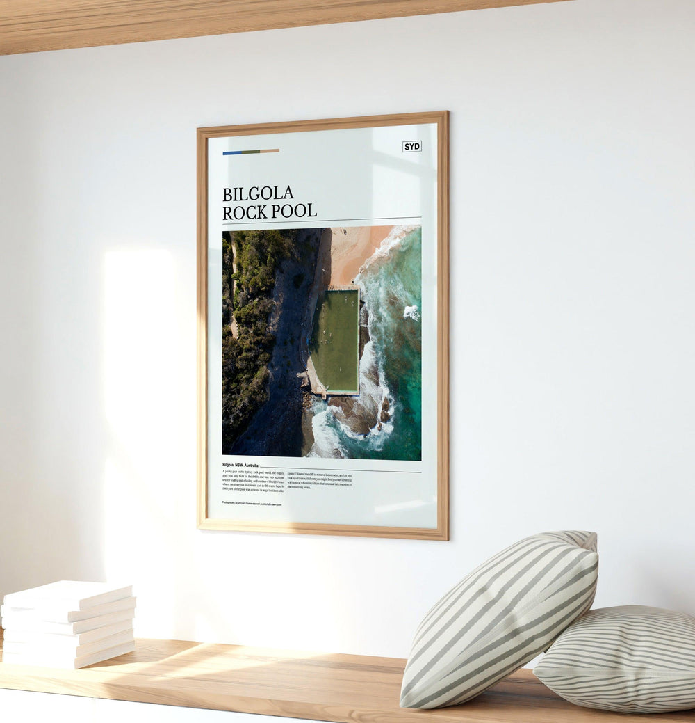 Bilgola Rock Pool Editorial Poster - Australia Unseen