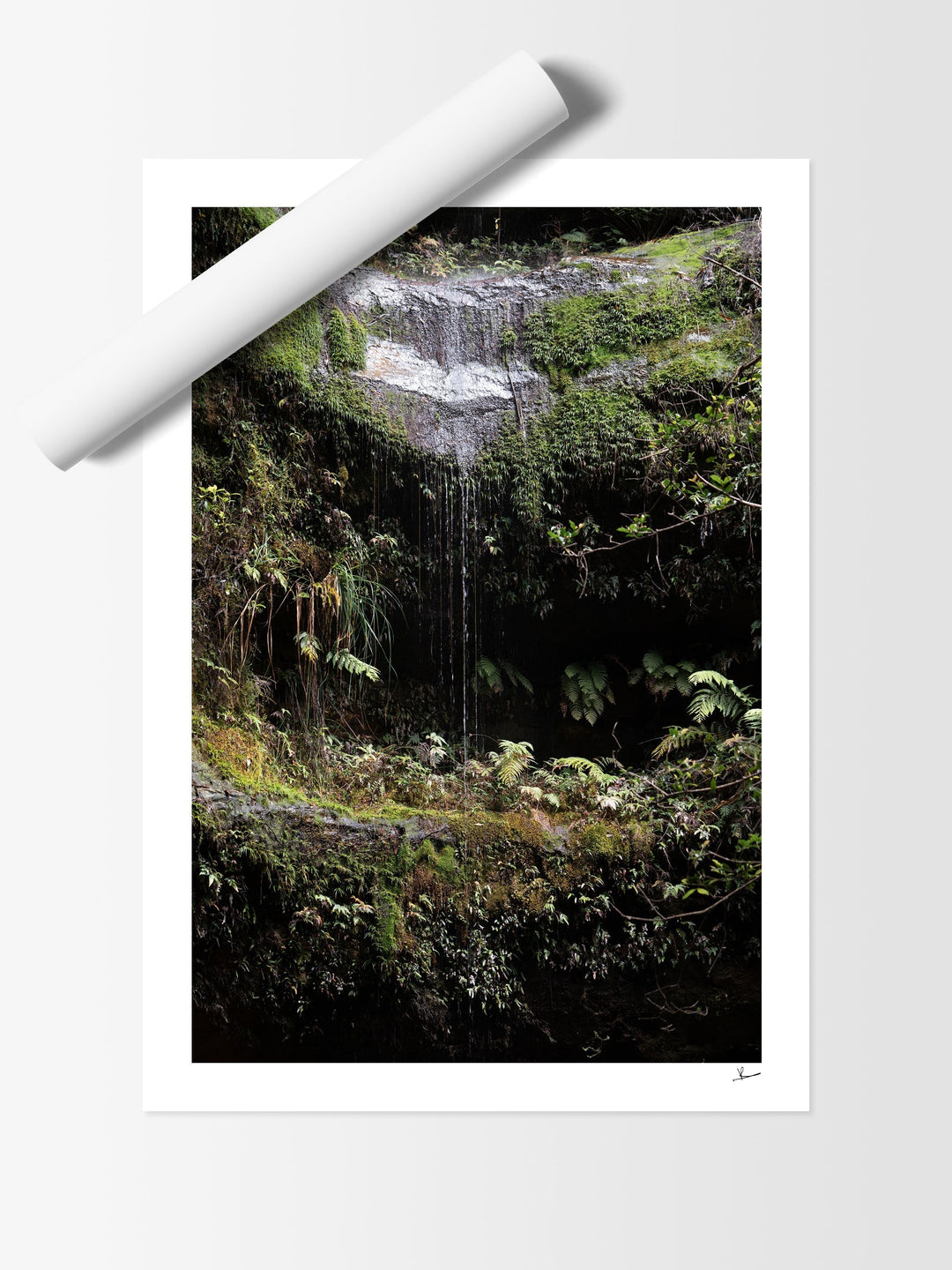 Blue Mountains 04 - Waterfall - Wall Art Print - Australia Unseen