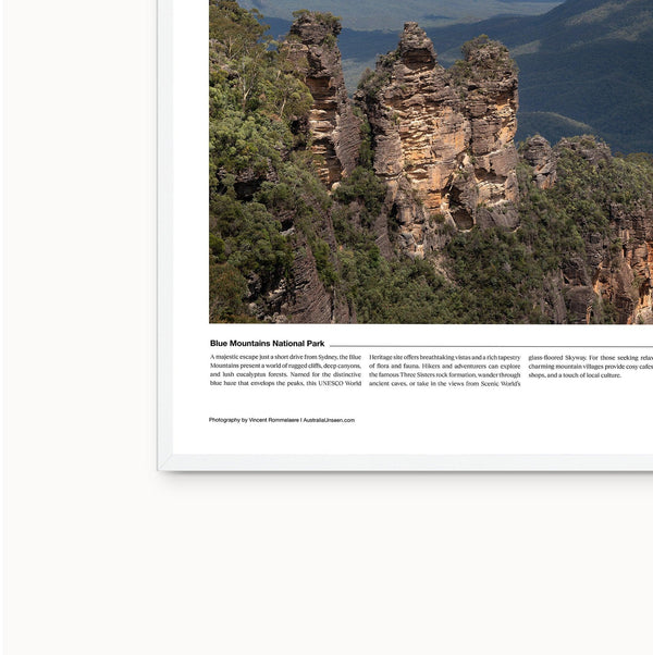 Blue Mountains Editorial Poster - Australia Unseen