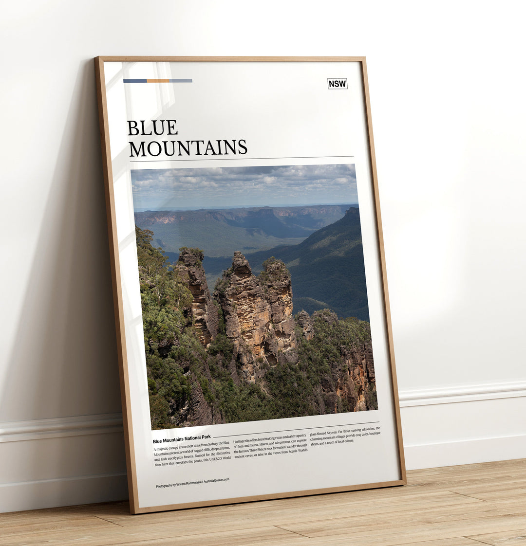 Blue Mountains Editorial Poster - Australia Unseen