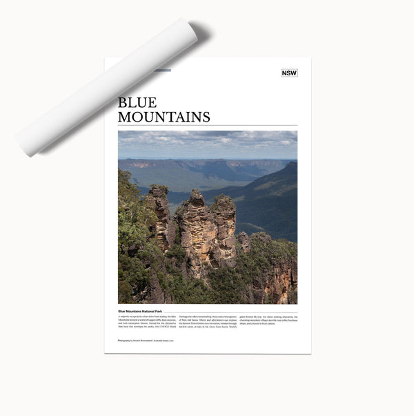 Blue Mountains Editorial Poster - Australia Unseen