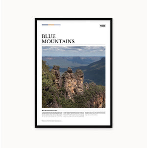 Blue Mountains Editorial Poster - Australia Unseen