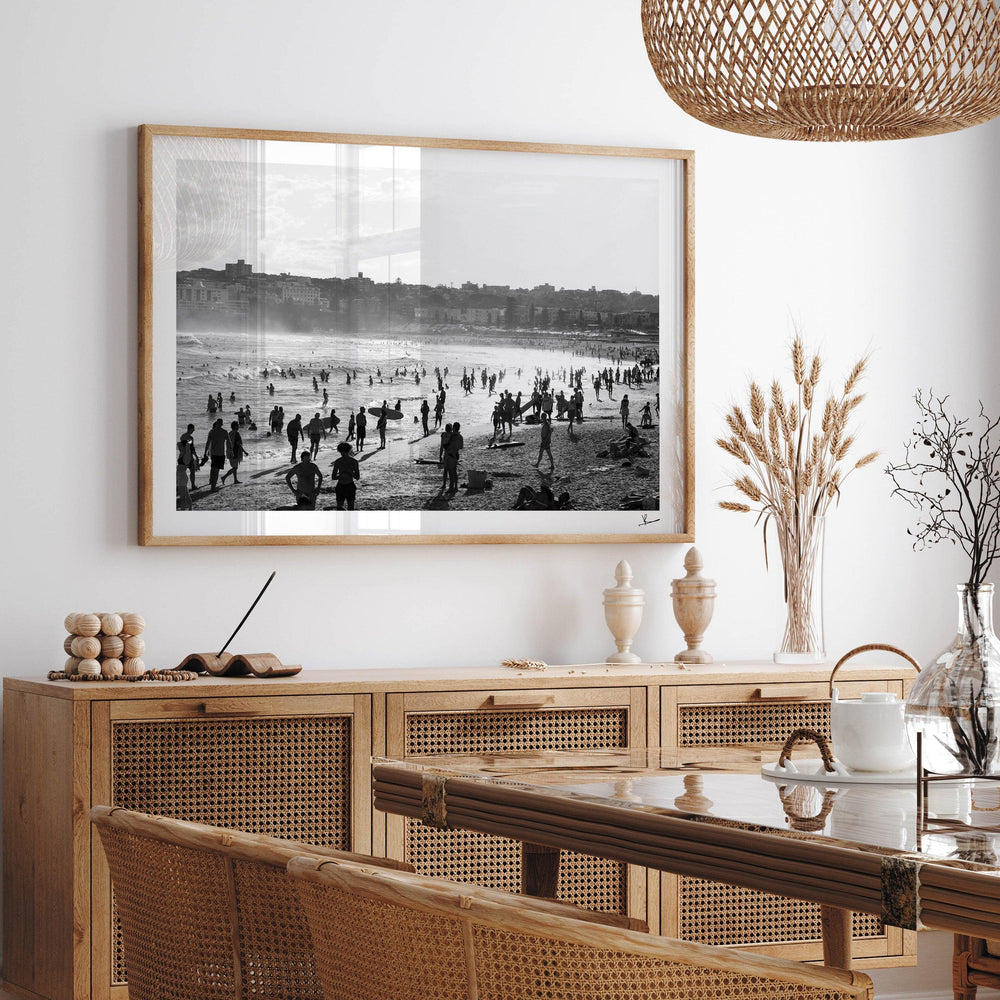 Bondi Beach 07 (B&W) - Wall Art Print - Australia Unseen