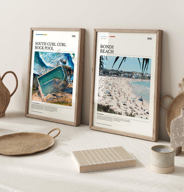 Bondi Beach Editorial Poster 02 - Australia Unseen
