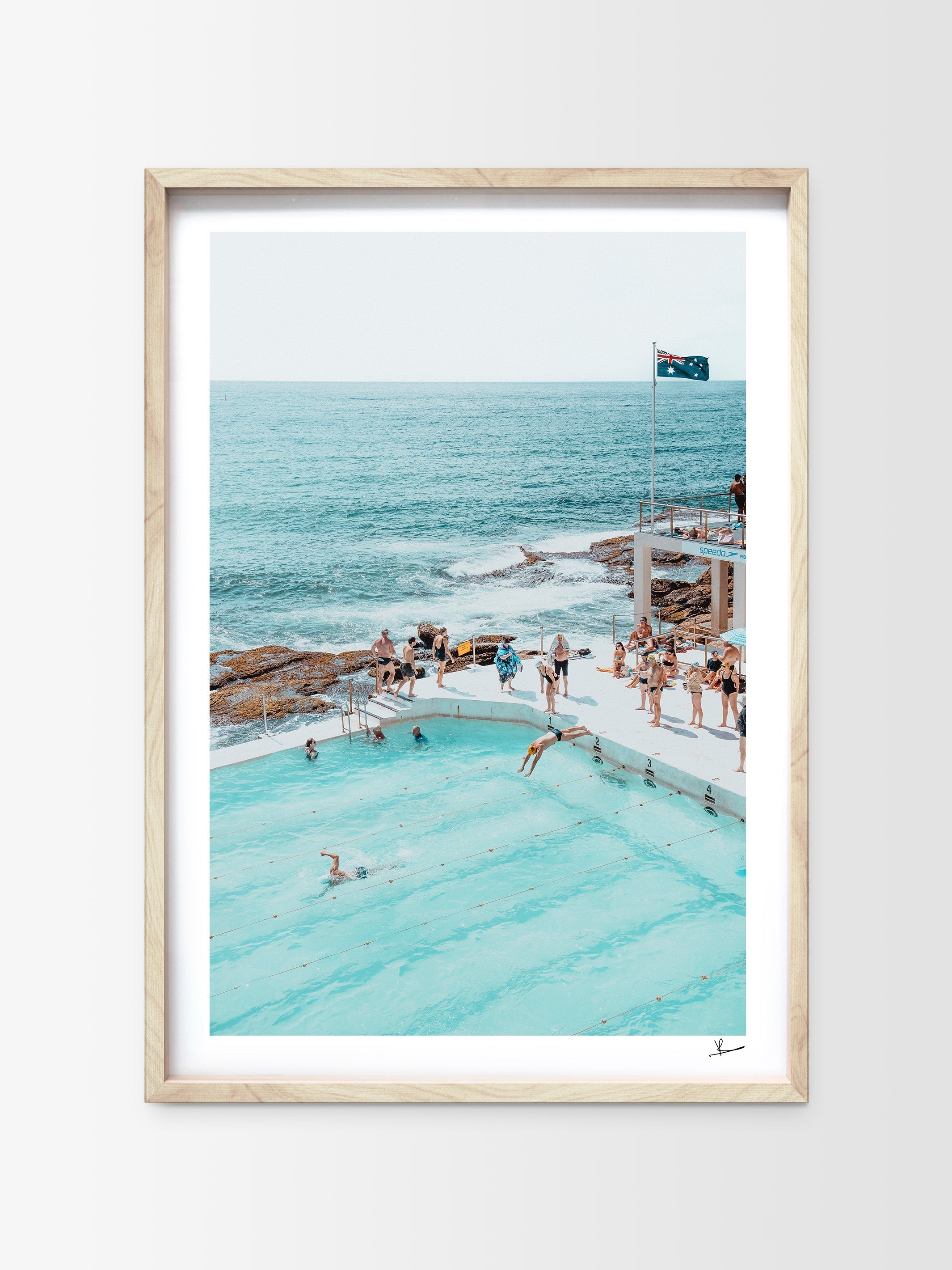 Bondi Icebergs Pool hotsell Swimmer | Coastal Wall Art| Summer | Framed & Mounted Photography Print