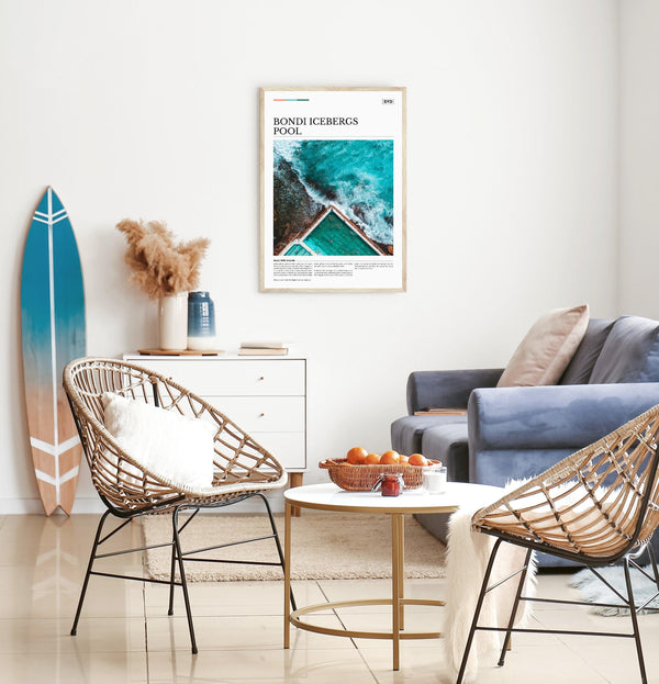 Bondi Icebergs Pool Editorial Poster - Australia Unseen