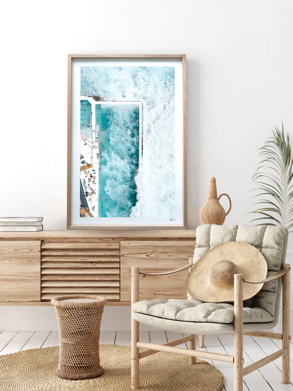 Bondi Icebergs Wipe Out 02 - Wall Art Print - Australia Unseen