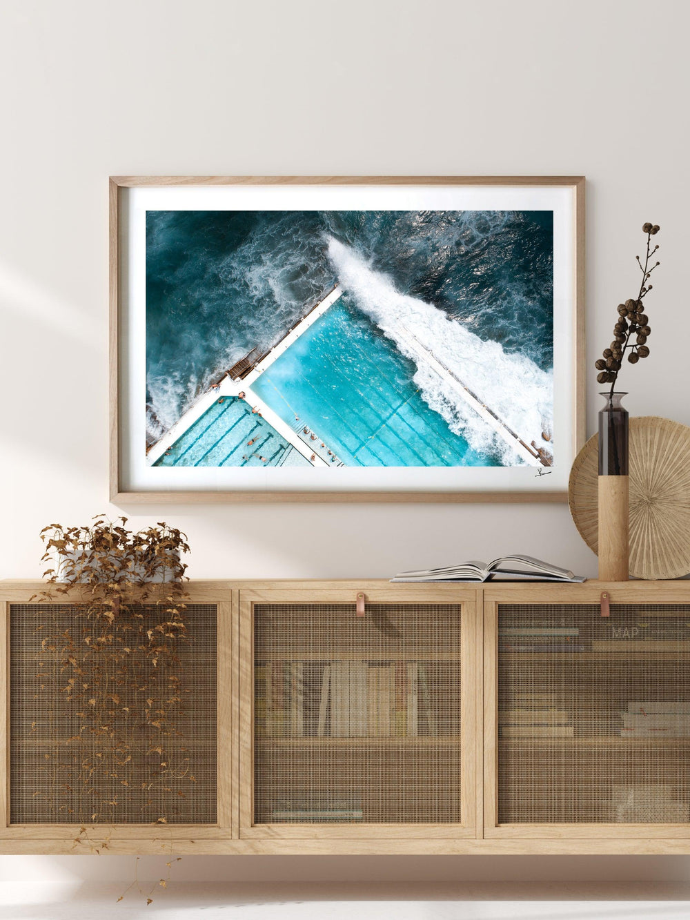 Bondi Icebergs Wipe Out 04 - Wall Art Print - Australia Unseen