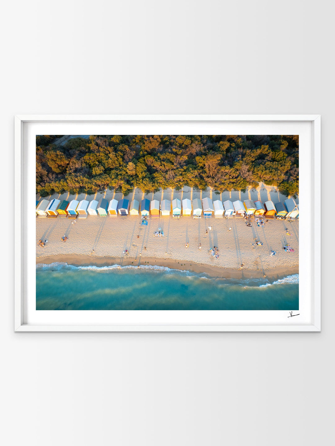 Brighton Bathing Boxes 01 - Wall Art Print - Australia Unseen