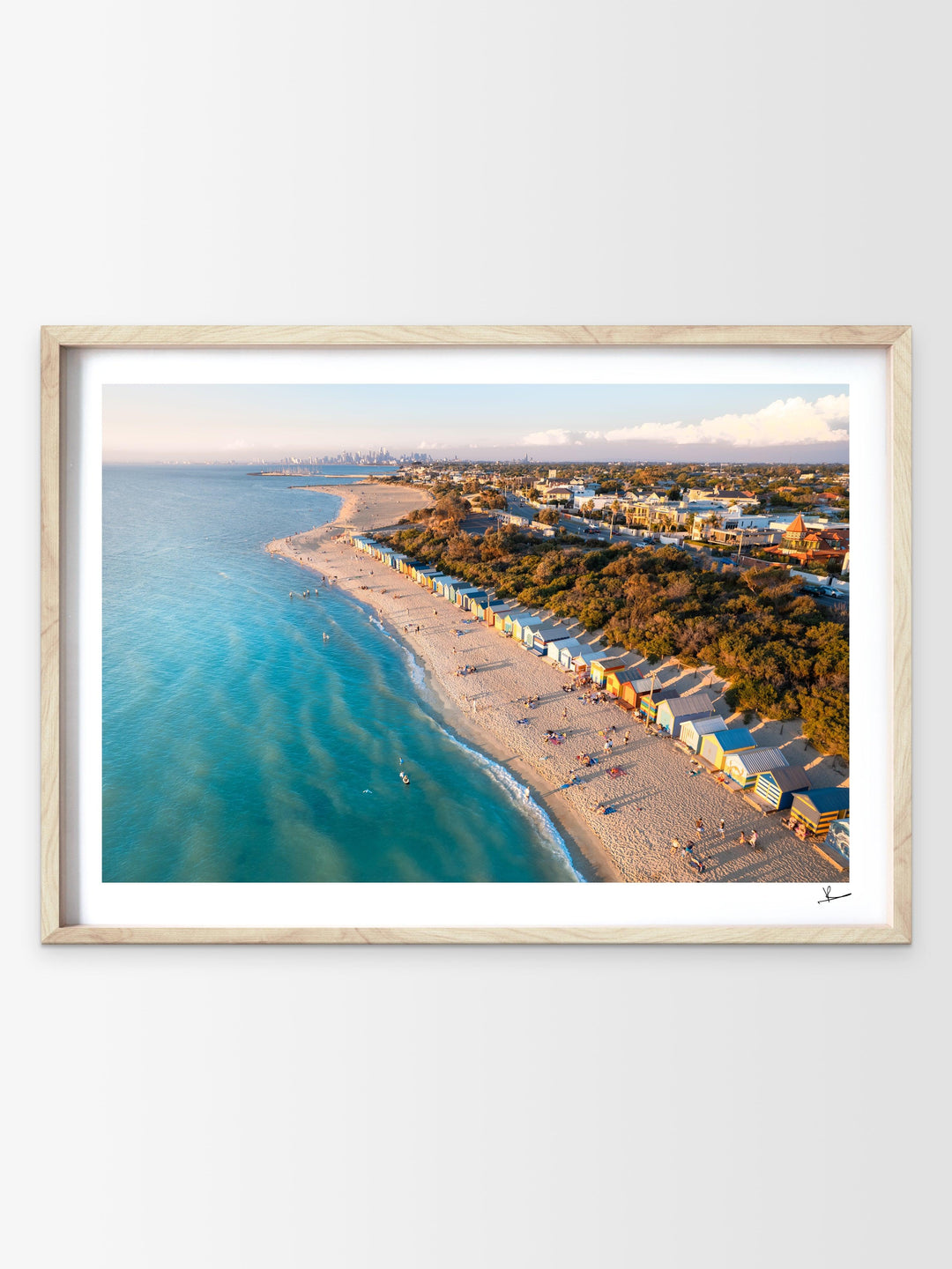 Brighton Bathing Boxes 02 - Wall Art Print - Australia Unseen