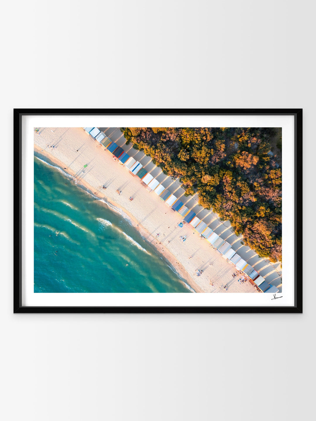 Brighton Bathing Boxes 03 - Wall Art Print - Australia Unseen