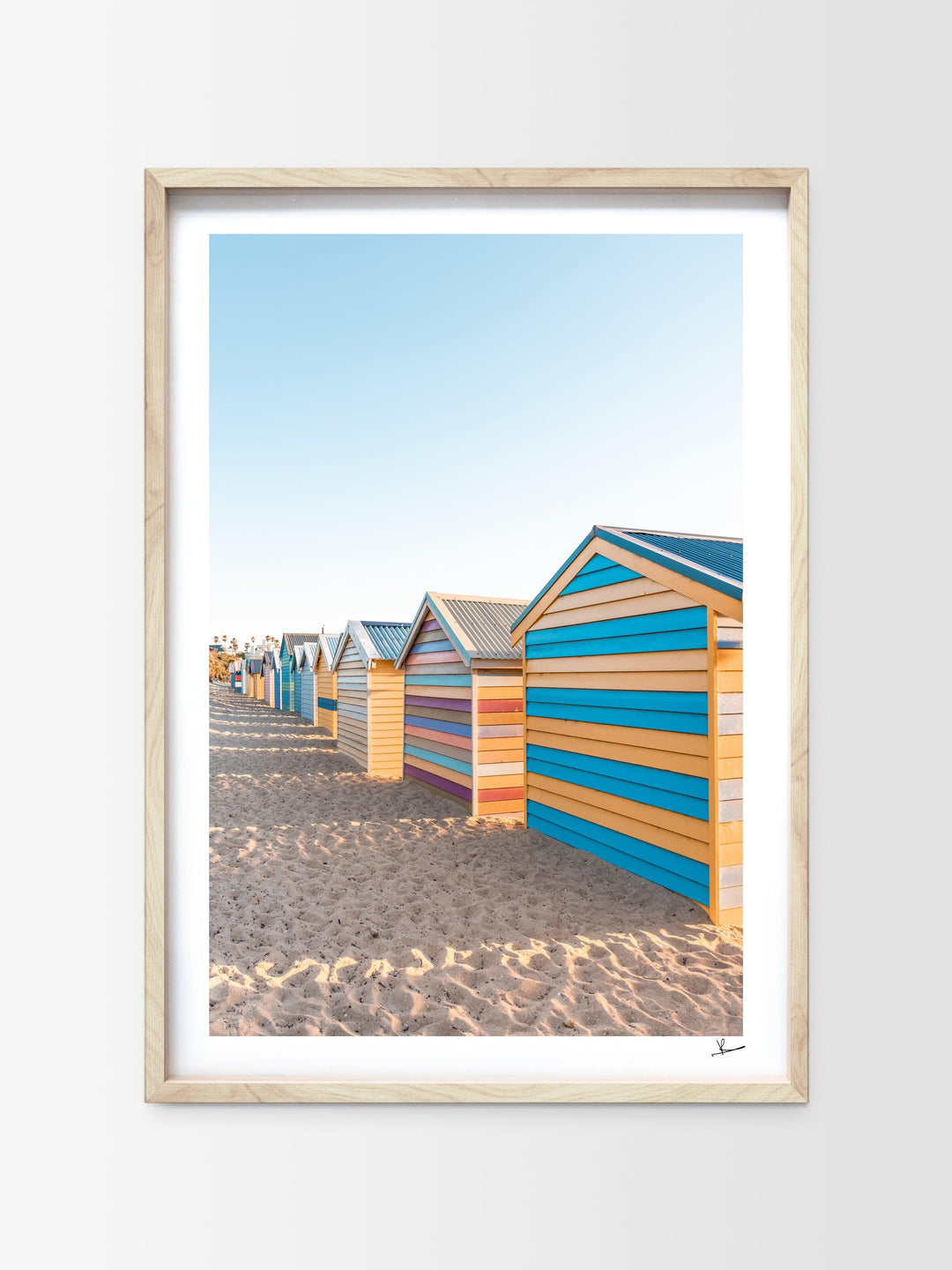 Brighton Bathing Boxes 04 - Wall Art Print - Australia Unseen
