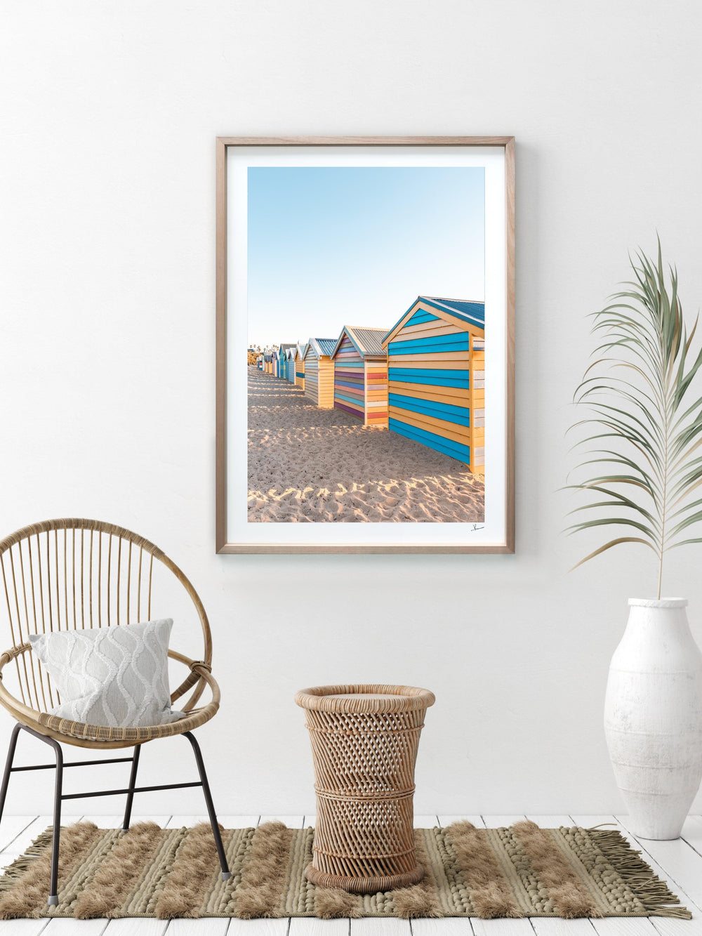 Brighton Bathing Boxes 04 - Wall Art Print - Australia Unseen