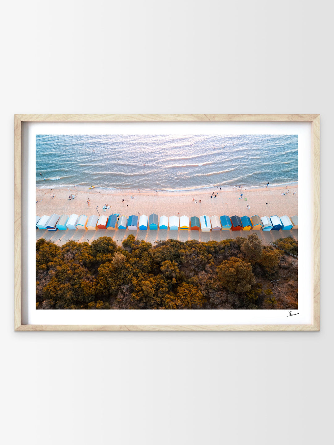 Brighton Bathing Boxes 05 - Wall Art Print - Australia Unseen