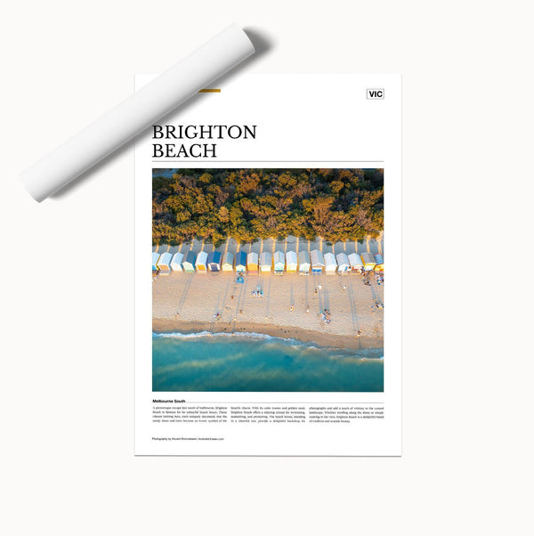 Brighton (VIC) Editorial Poster - Australia Unseen