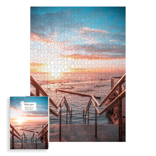 Bronte Baths 02 Jigsaw Puzzle 1000 Pieces - Australia Unseen