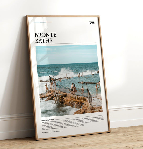 Bronte Baths Editorial Poster - Australia Unseen