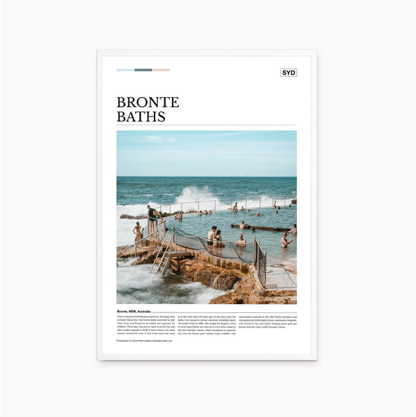 Bronte Baths Editorial Poster - Australia Unseen