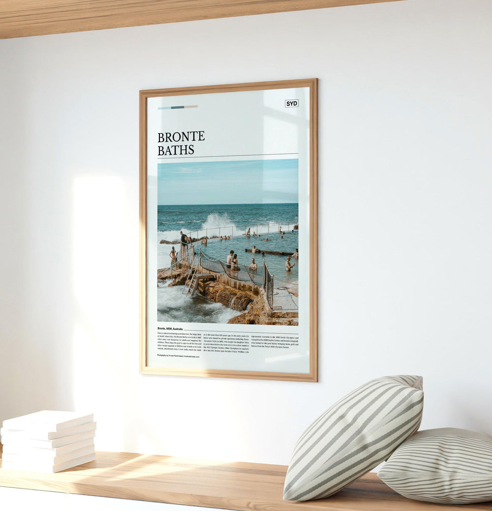 Bronte Baths Editorial Poster - Australia Unseen