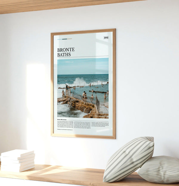 Bronte Baths Editorial Poster - Australia Unseen