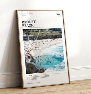 Bronte Beach Editorial Poster - Australia Unseen