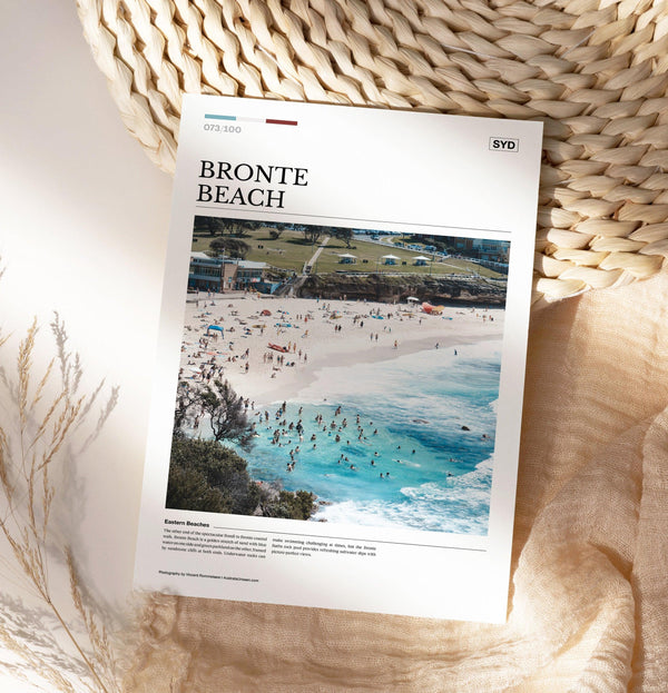 Bronte Beach Editorial Poster - Australia Unseen