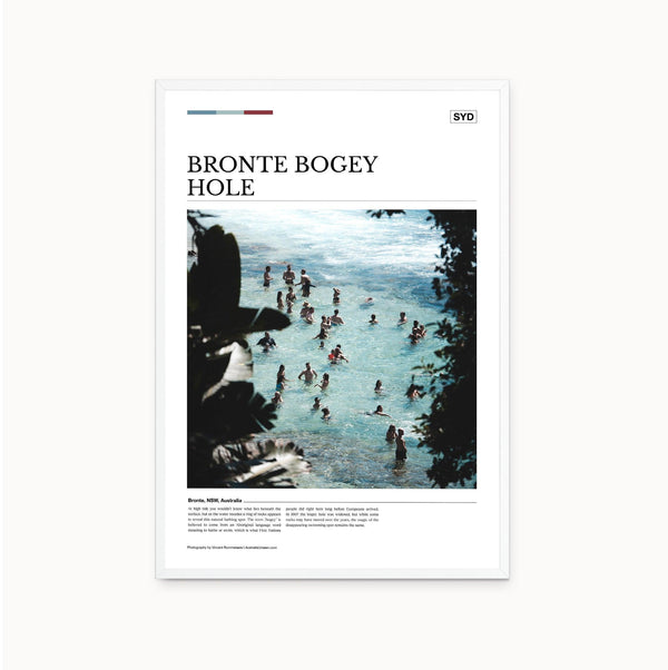 Bronte Bogey Hole Editorial Poster - Australia Unseen