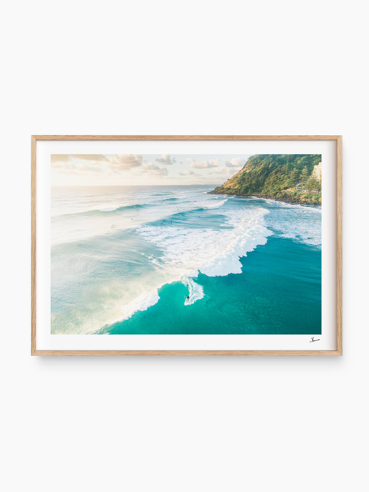 Burleigh Beach 02 - Wall Art Print - Australia Unseen