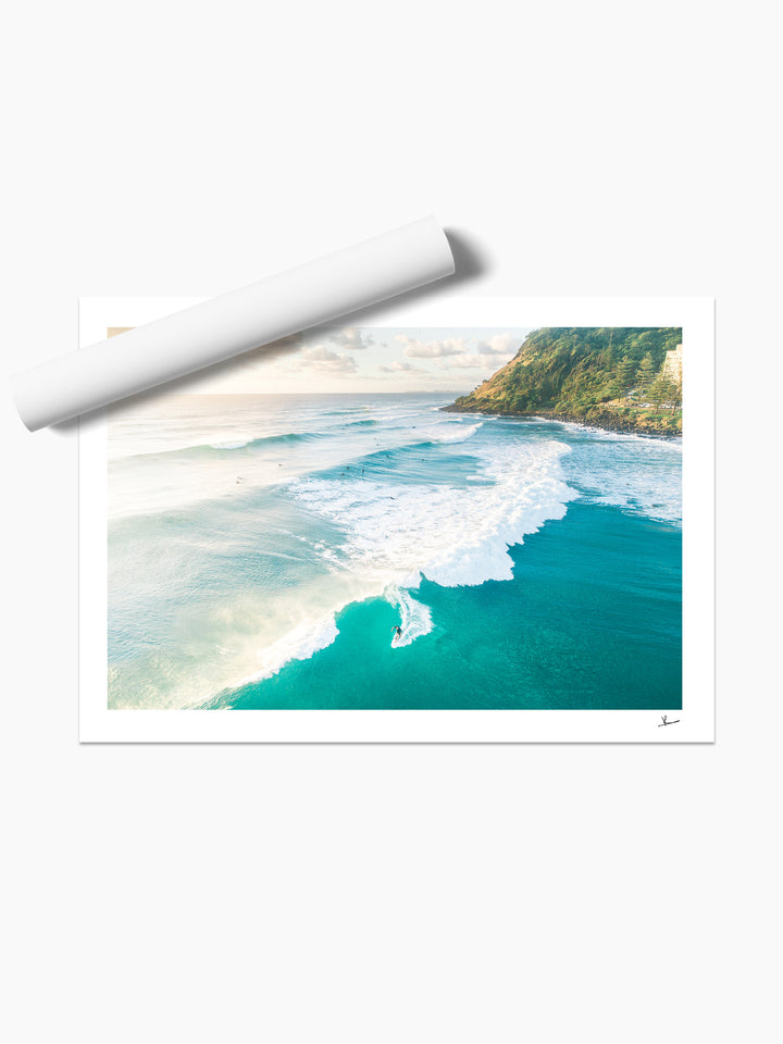 Burleigh Beach 02 - Wall Art Print - Australia Unseen