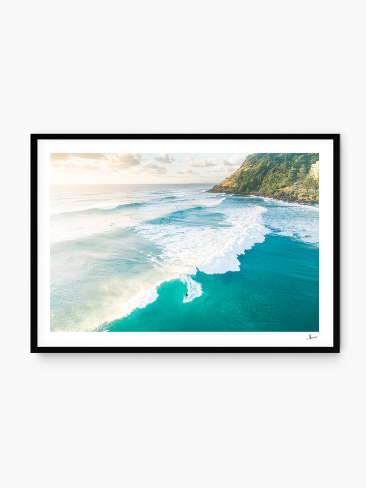 Burleigh Beach 02 - Wall Art Print - Australia Unseen